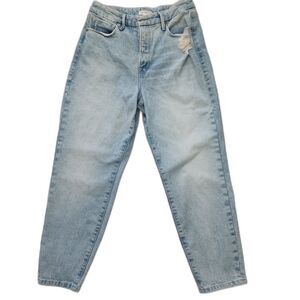 Good American High Rise Tapered Ankle Mom Jeans Size 4/27